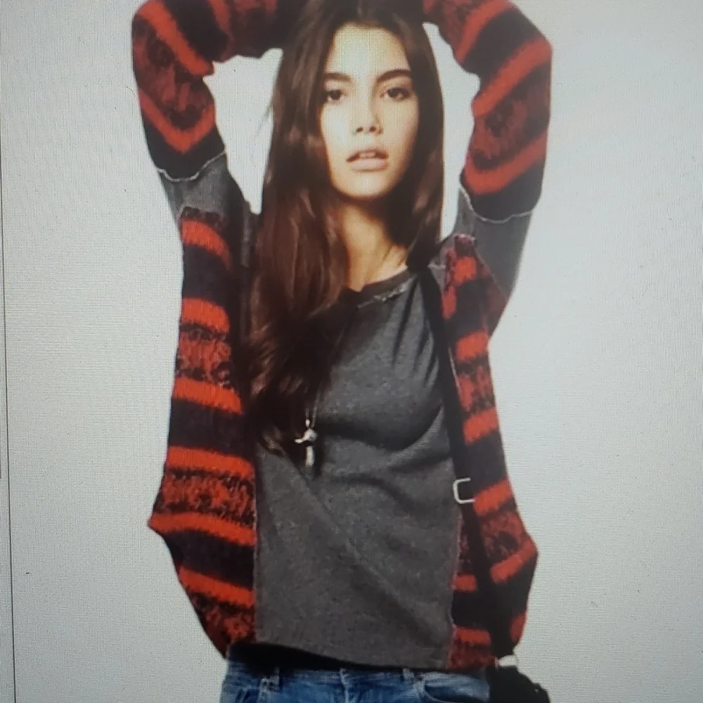Free People BEAUTIFUL SINNER Knit Sweater Sz S